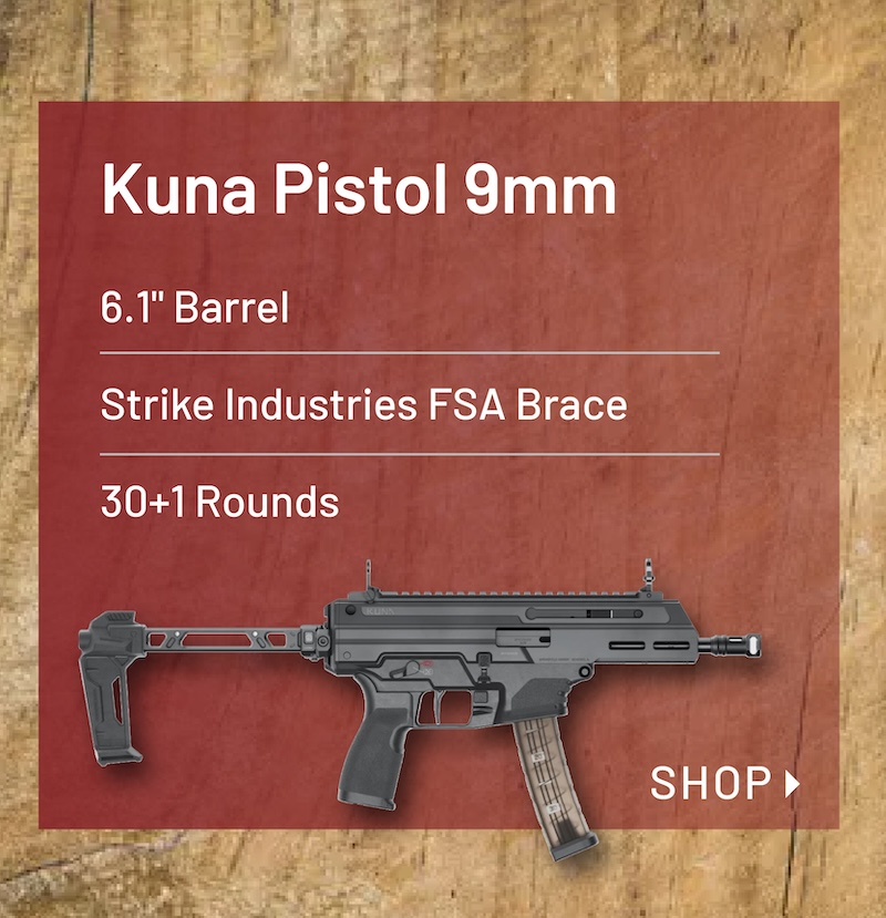Springfield Armory Kuna Pistol 9mm 6.1" w/Strike Industries FSA Pistol Brace